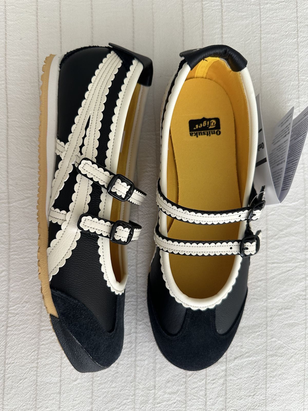 Onitsuka Tiger Mexico 66 Mary Jane-Black/Cream