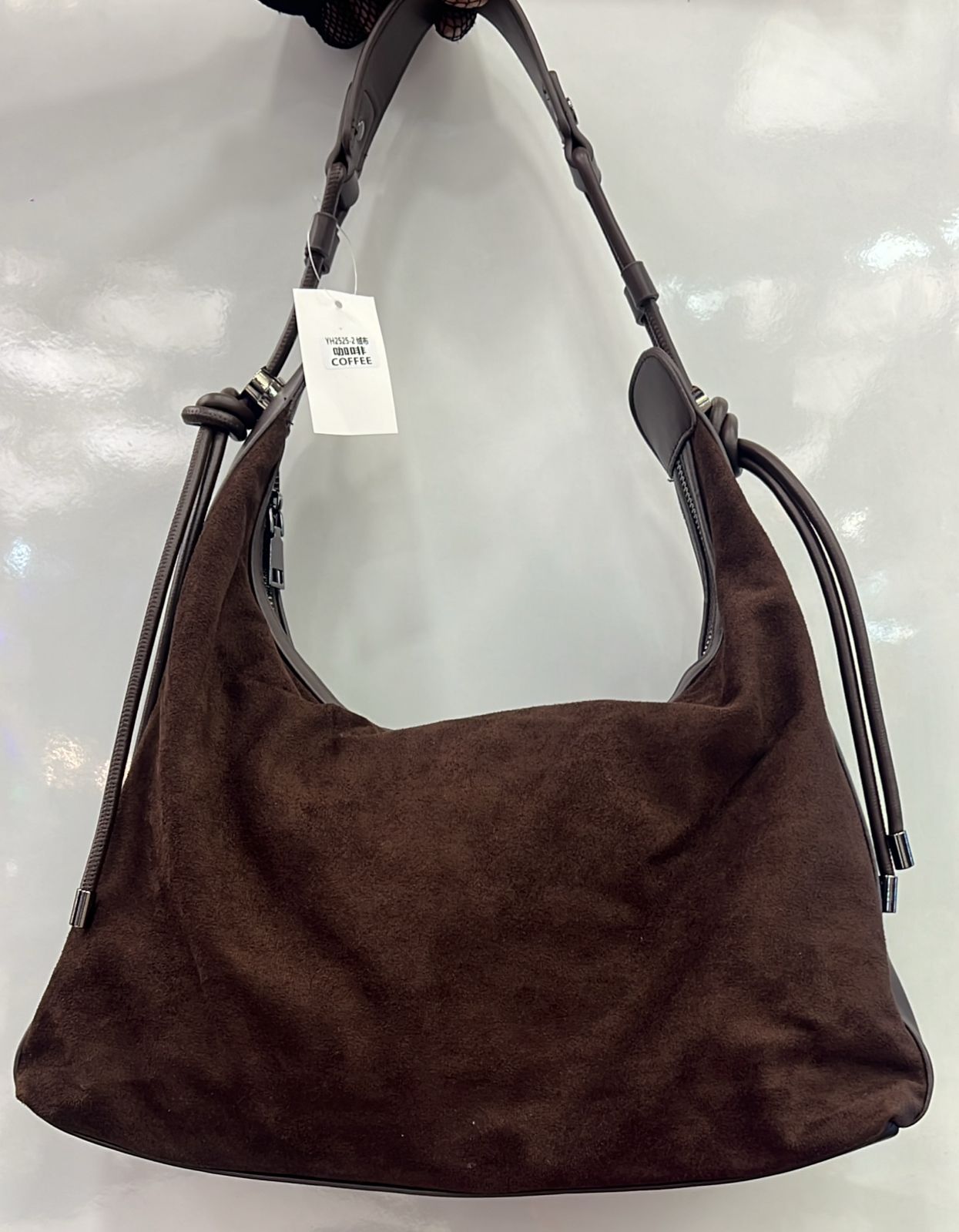 Soft Crescent Shoulder Bag