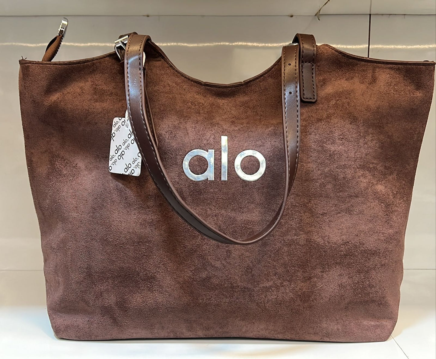 Alo Suede Crescent Shoulder Bag