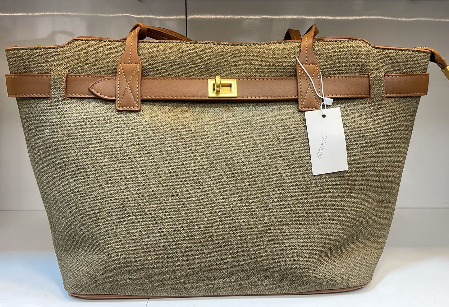 Canvas Belt Tote Bag