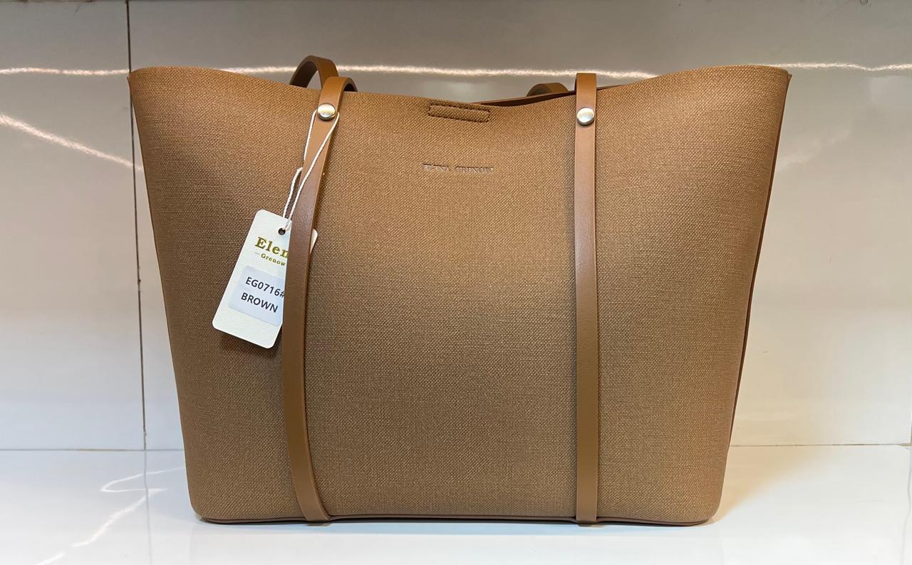 Minimal Textured Work Tote