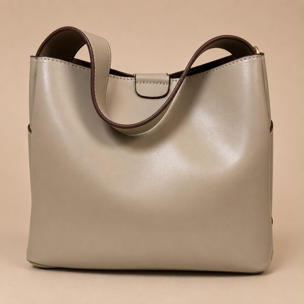 Minimalist Leather Tote Bag