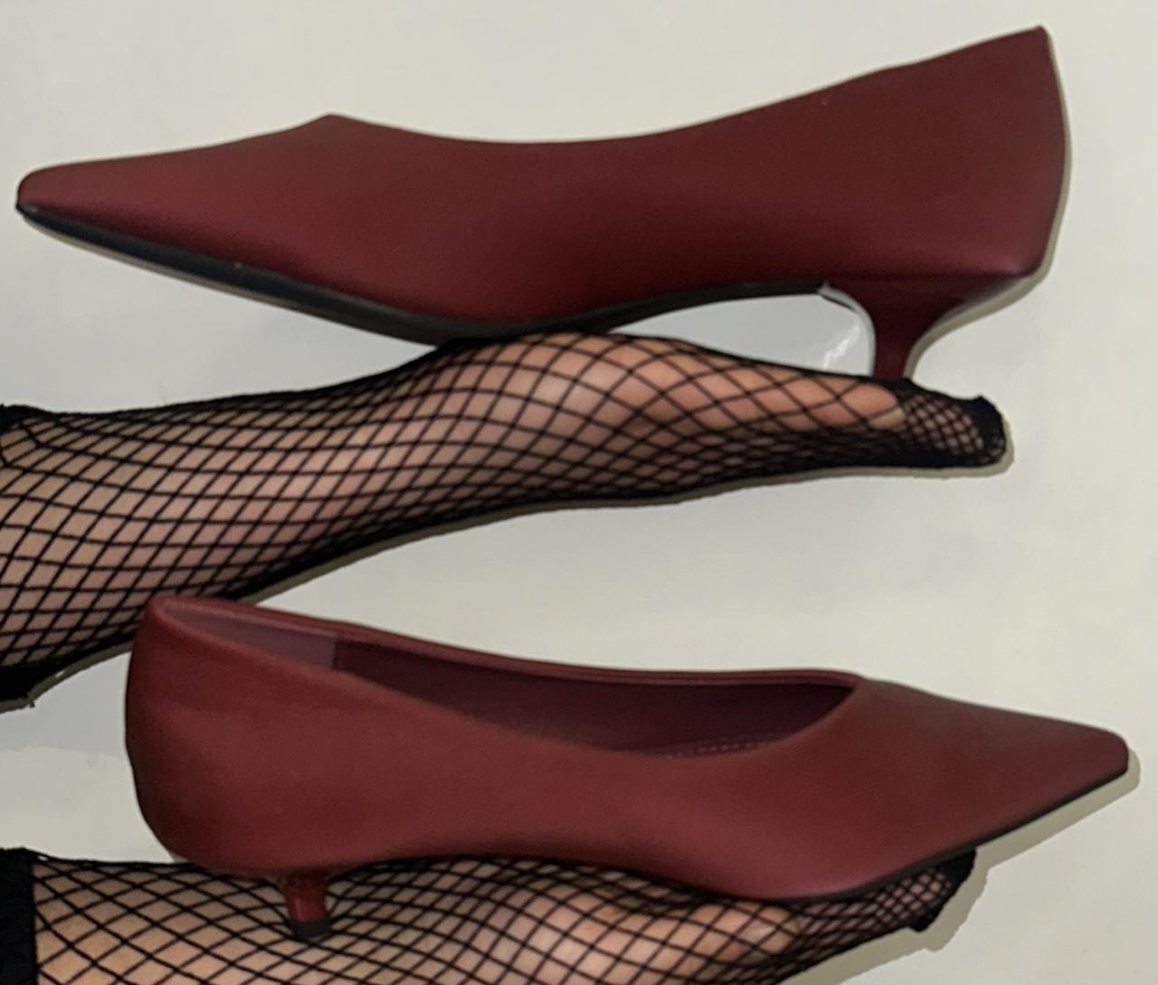 Kitten Heel Pointed Toe Pumps