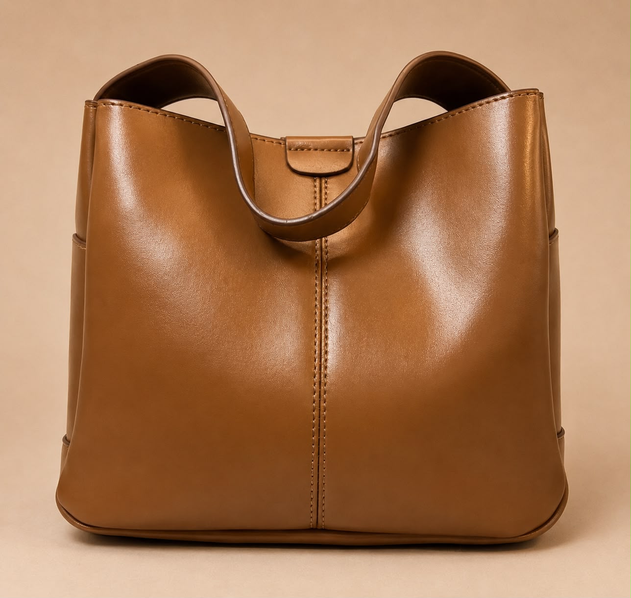 Minimalist Leather Tote Bag