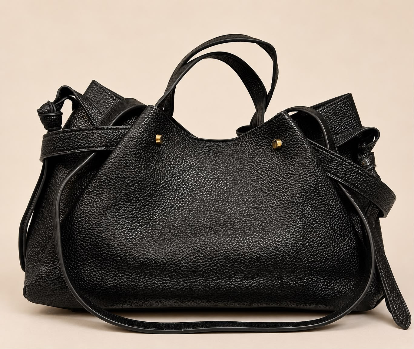Leather Satchel Crossbody Bag