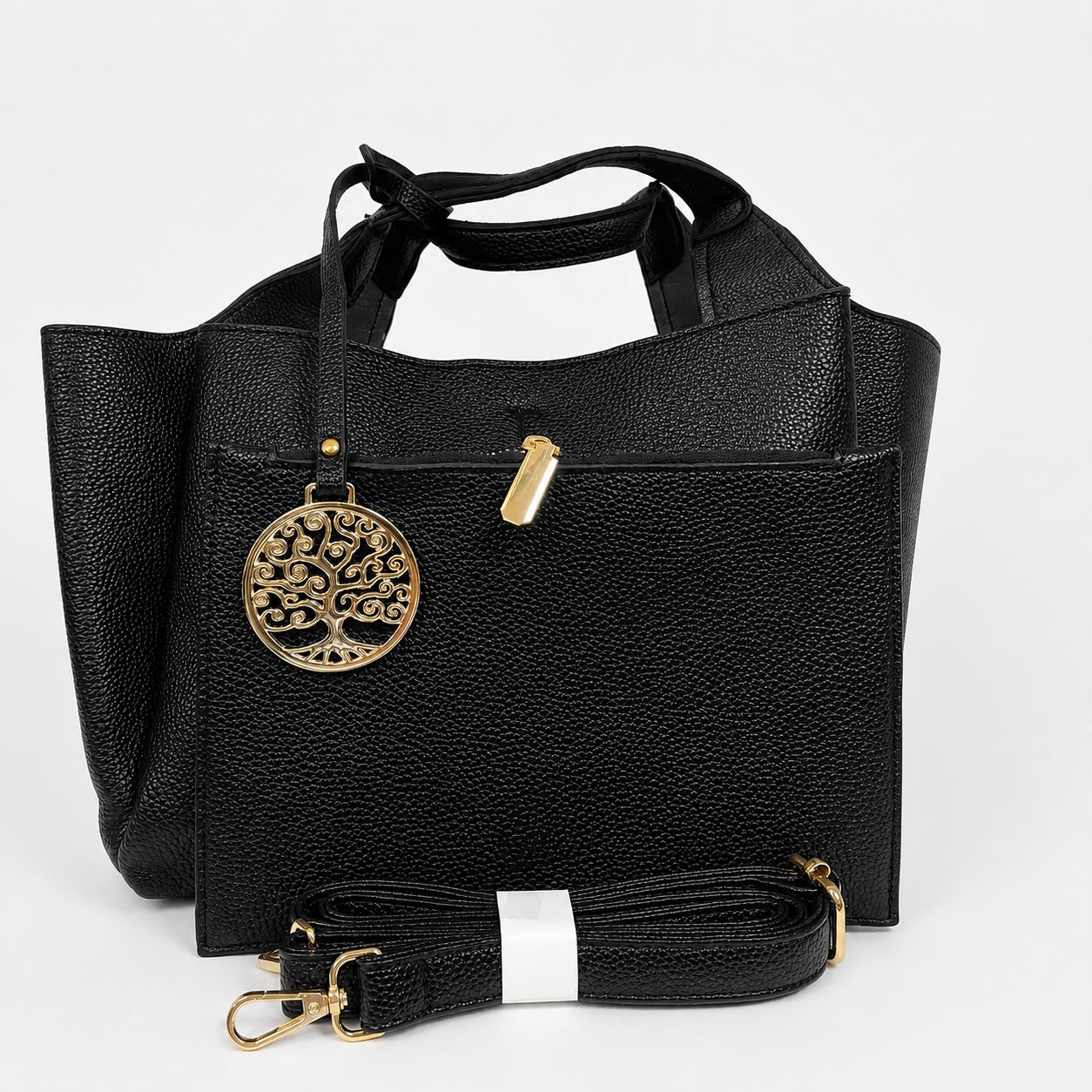 Tote Bag Set With Detachable Pouch